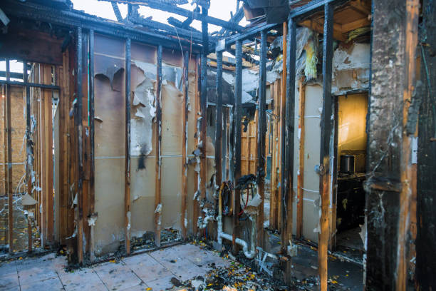 Professional Fire Damage Removal technician working in Northfield, NJ
